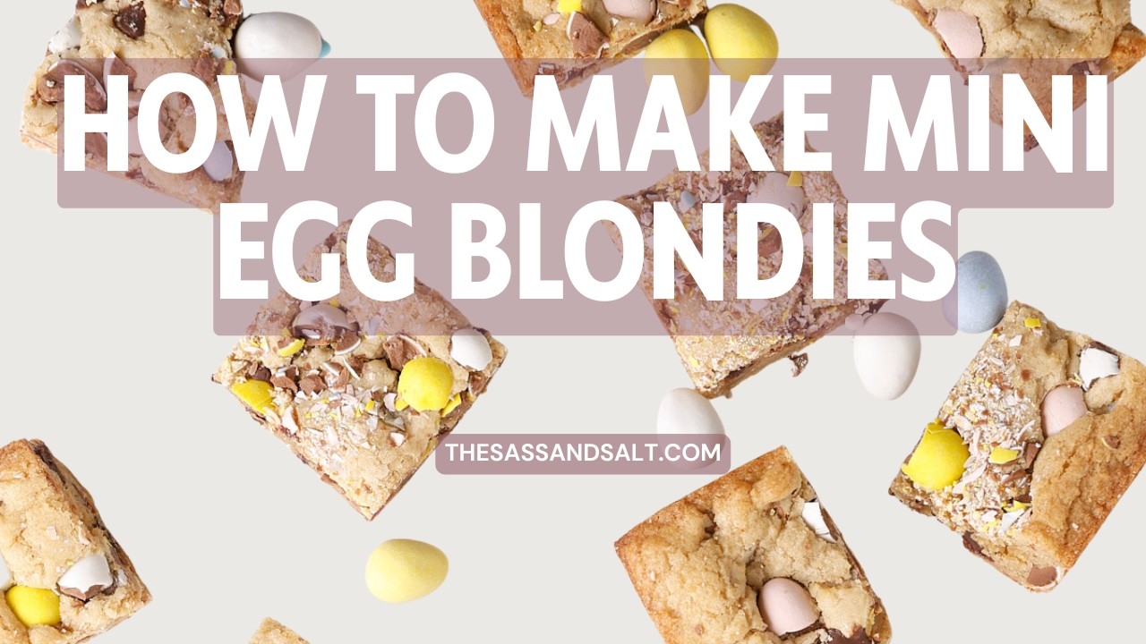 Brown Butter Mini Eggs Blondies