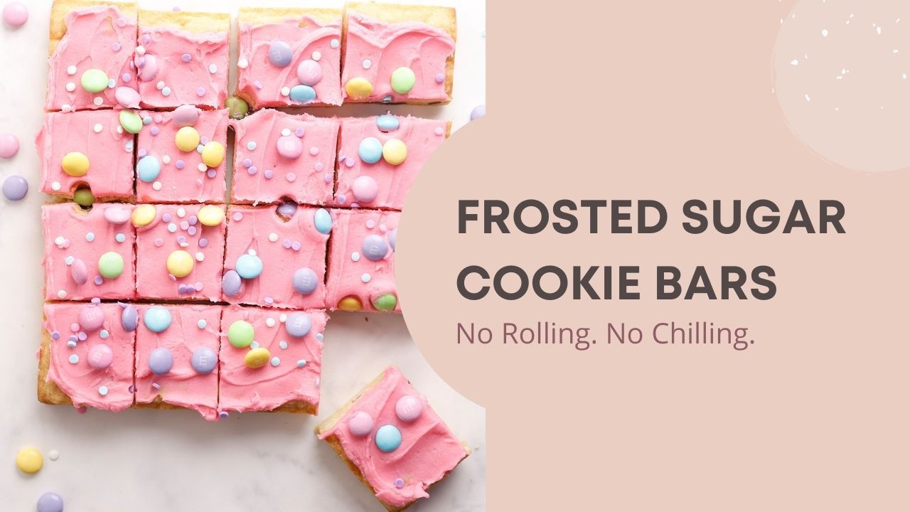 Frosted Sugar Cookie Bars
