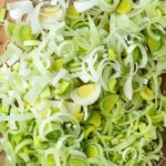 How to clean and cut leeks