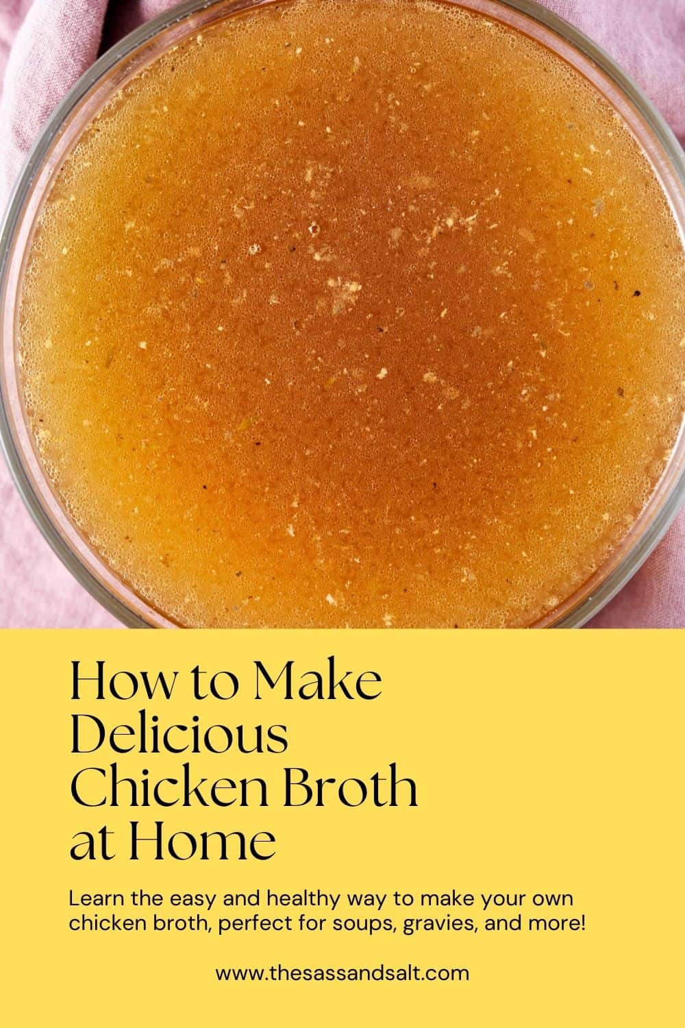 Rotisserie Chicken Bone Broth The Perfect Recipe Sass and Salt